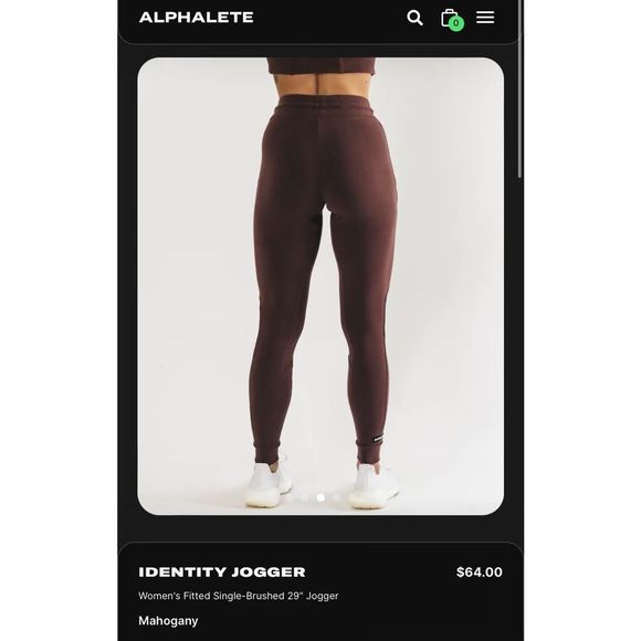 Identity Jogger - Mahogany - Picture 2 of 3